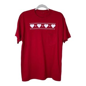 VTG Velvet Hearts Single Stitch Graphic T Shirt